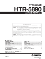 Yamaha HTR-5890 - Service Manual